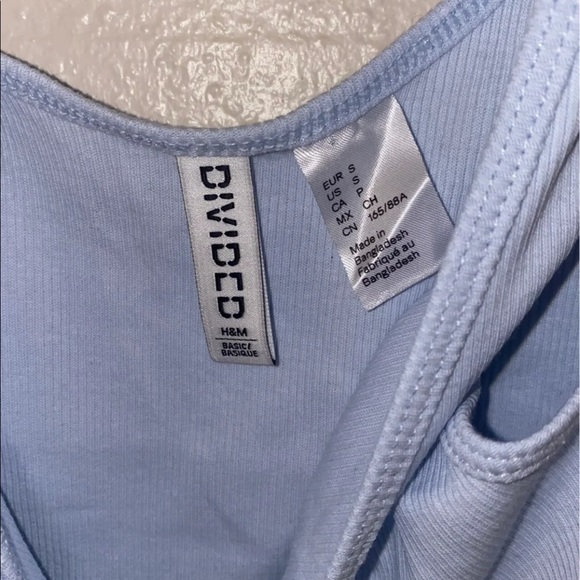 baby blue tank - Picture 2 of 2